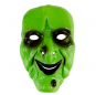 Máscara bruxa verde para completar o seu fato Halloween e Carnaval