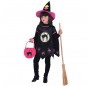 Disfarce Halloween Bruxa Gato Halloween meninas para uma festa Halloween 