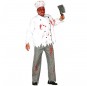 Fato de Cozinheiro zombie adulto para a noite de Halloween 