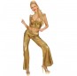 Disfarce original Calça Holográfica Ouro mulher ao melhor preço