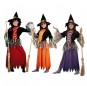 Disfarce Halloween Bruxa colorida meninas para uma festa Halloween