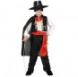 Disfarce Zorro espadachim menino para deixar voar a sua imaginação