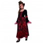 Disfarce Halloween Vampiresa gótica deluxe meninas para uma festa Halloween