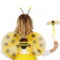 Asas de abelha para crianças com varinha e fita para a cabeça para completar o seu disfarce