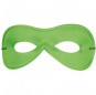 Máscara verde Pierrot para completar o seu disfarce