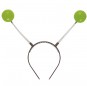 Fita de cabeça verde das antenas para completar o seu disfarce