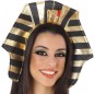 Touca Cleópatra egípcia para completar o seu disfarce