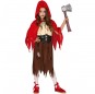 Disfarce Halloween Capuchinho vermelho zombie meninas para uma festa Halloween