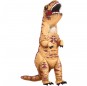 Disfarce T-rex insuflável adulto divertidíssimo para qualquer ocasião
