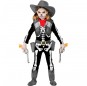 Disfarce Halloween Esqueleto Cowgirl meninas para uma festa Halloween 