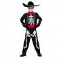 Disfarce Halloween Esqueleto mexicano para meninos para uma festa do terror