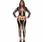 Fato de Esqueleto Skull mulher para a noite de Halloween