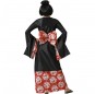 Disfarce de Gueixa de quimono para mulher espalda