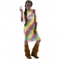 Disfarce original Hippie Rainbow mulher ao melhor preço