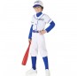 Disfarce de Jogador de basebol azul para menino