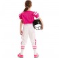 Fato de Futebol americano rosa para menina volta