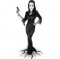 Fato de Mortícia Família Addams mulher para a noite de Halloween 