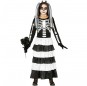 Disfarce Halloween Noiva esqueleto meninas para uma festa Halloween