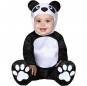Fato de urso panda fofinho para bebé