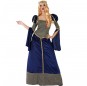 Disfarce original Princesa Medieval azul mulher mulher ao melhor preço