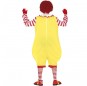 Fato de Ronald McDonald Zombie para homem dorso