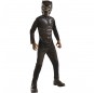 Disfarce de Super-herói Black Panther clássico para menino