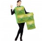 Disfarce Tetris verde adulto divertidíssimo para qualquer ocasião
