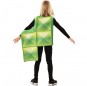 Disfarce Tetris verde menino para deixar voar a sua imaginação