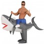 Disfarce Ride On Tubarão insuflável adulto divertidíssimo para qualquer ocasião