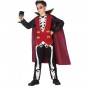 Disfarce Halloween Vampiro esqueleto para meninos para uma festa do terror