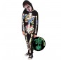 Fato de Zombie Skeleton para menino