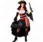Fato de Pirata às riscas para mulher
