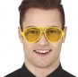 Óculos de aviador amarelos