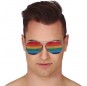 Óculos de Aviador Gay Pride para completar o seu disfarce