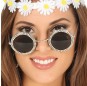 Os óculos mais engraçados hippie com diamantes para festas de fantasia
