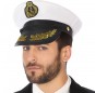 Chapéu de capitão de barco para completar o seu disfarce