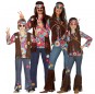 Disfarces de Hippies de Woodstock para grupos e famílias