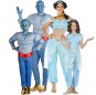 Disfarces de Génio de Aladdin e Jasmine para grupos e famílias