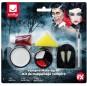 Kit de maquilhagem de vampiro com presas para completar o seu disfarce assutador