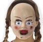 Máscara Annabelle PVC para crianças para completar o seu disfarce assutador