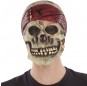 Máscara esqueleto pirata para completar o seu fato Halloween e Carnaval