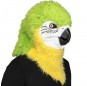Máscara papagaio com mandíbula móvel para completar o seu fato Halloween e Carnaval