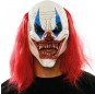 Máscara Palhaço Sedento de Sangue para completar o seu fato Halloween e Carnaval