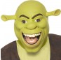 Máscara Shrek de látex para completar o seu fato Halloween e Carnaval