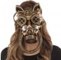 Máscara Felina de Steampunk para completar o seu fato Halloween e Carnaval