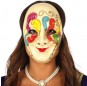 Máscara Veneziana Cores para completar o seu fato Halloween e Carnaval