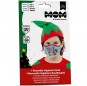 Máscara Elfo Natal de proteção para adulto packaging