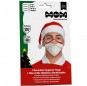 Máscara Pai Natal de proteção para adulto packaging