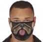Máscara Cão Bulldog de proteção para adulto