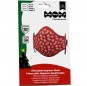 Máscara Natal Vermelha de proteção para crianças packaging
